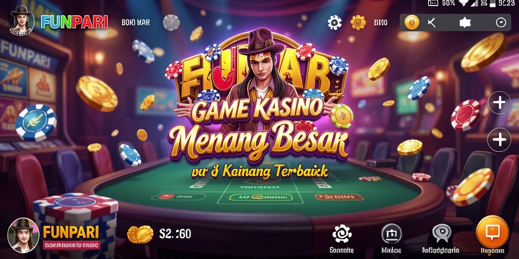 Tampilan gameplay Kasino yang menarik dari FUNPARI.