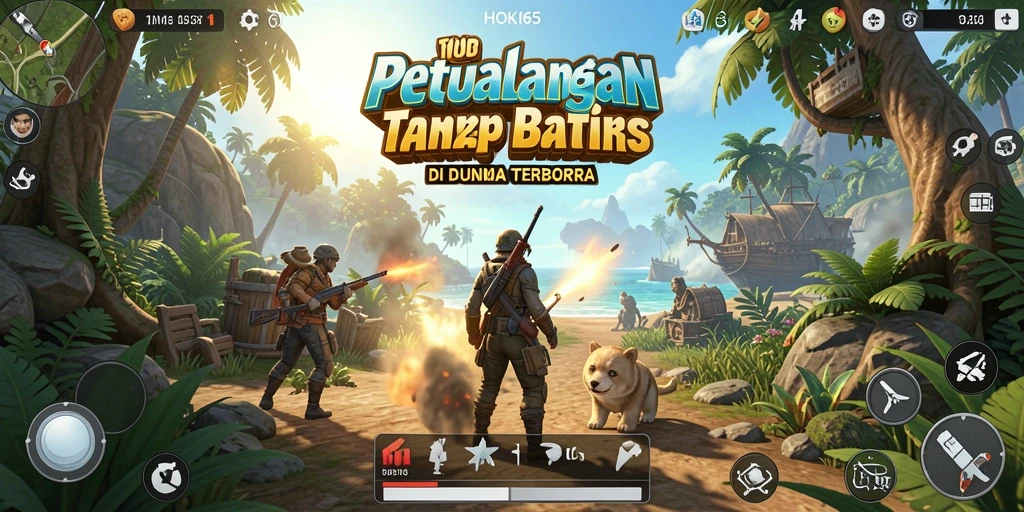 Screenshot HOKI65 menampilkan gameplay Open World yang memukau.