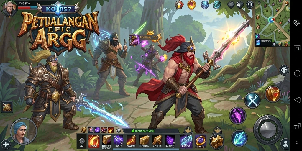 Tampilan gameplay KO857 yang seru dan mengasyikkan.