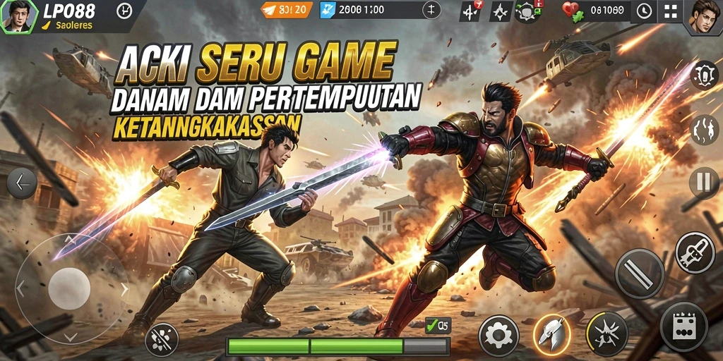 Screenshot gameplay LPO88 yang menunjukkan aksi seru dan intens.