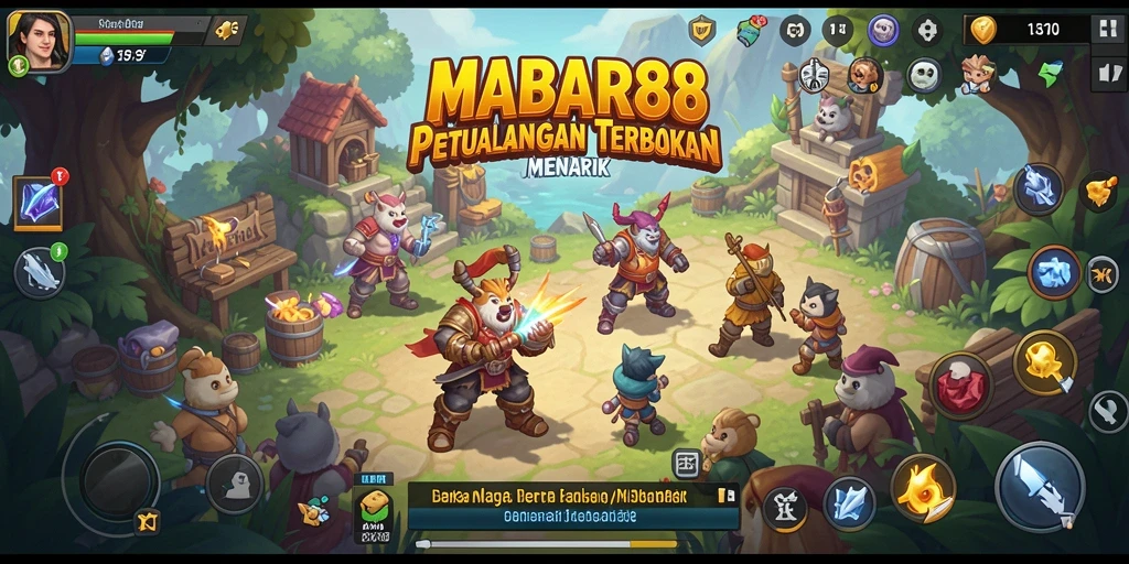 Gameplay MABAR88 menampilkan dunia terbuka yang luas dan interaktif.