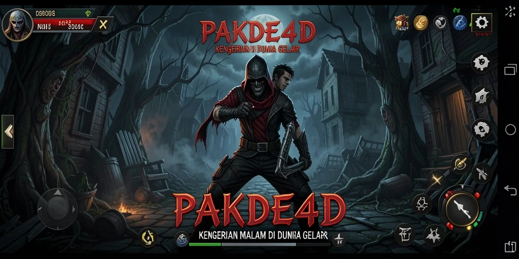Tampilan gameplay yang mendebarkan dari PAKDE4D.