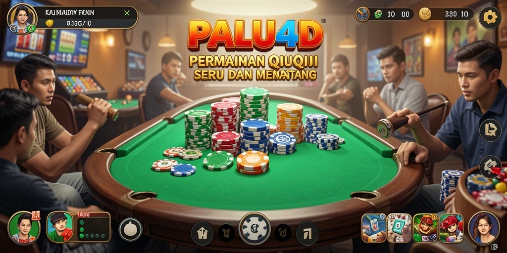 Screenshot PALU4D menampilkan intensitas permainan QiuQiu yang mendebarkan.